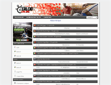 Tablet Screenshot of calciolive.org